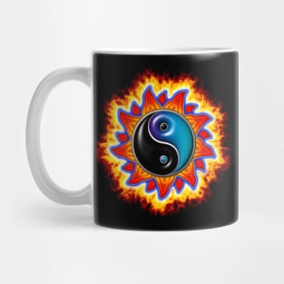 yin yang sun Mug